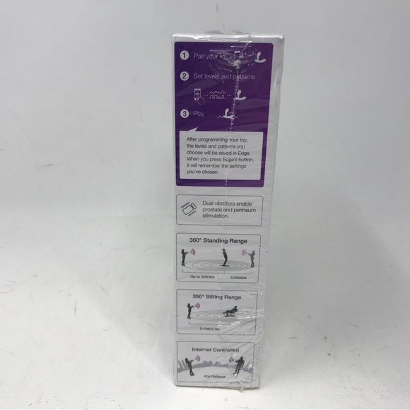 Lovense Edge App Controlled Massager, ADULT Men's *SEALED, UNOPENED* - Picture 4 of 10